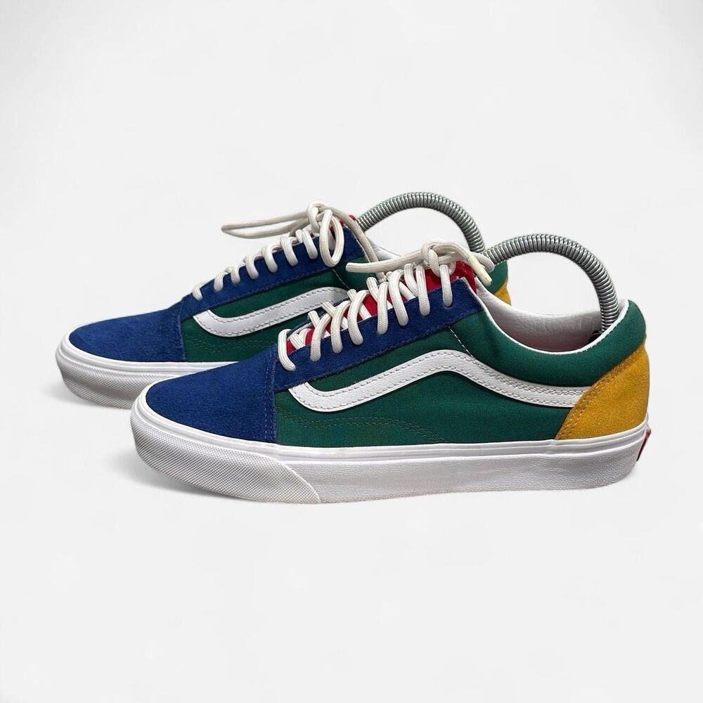 Vans Old Skool Yacht Club Shoes Suede/Canvas Men's Size 7.5 Colorblock